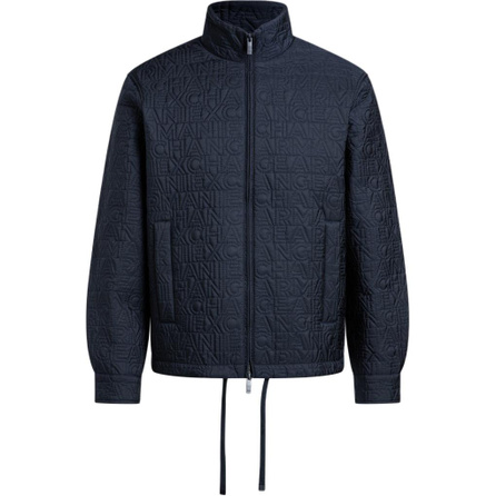 ARMANI EXCHANGE Puffer Jackets Men Navy Blue