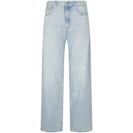 CALVIN KLEIN Cool Jeans Lyocell Blend Lightweight Loose Wide-Leg Jeans Men's