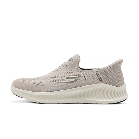 Skechers MEN'S GO WALK Anti-Slip Wear-Resistant Low-Top Casual Shoes Men's Taupe