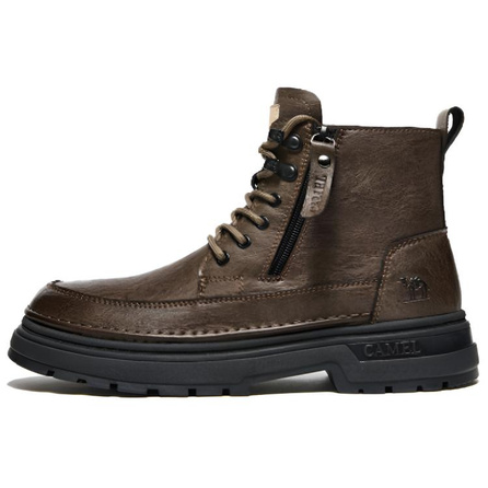 CAMEL Heightening Thick Sole Grip Wear-Resistant Retro Versatile 6-Eye Martin Boots Men's