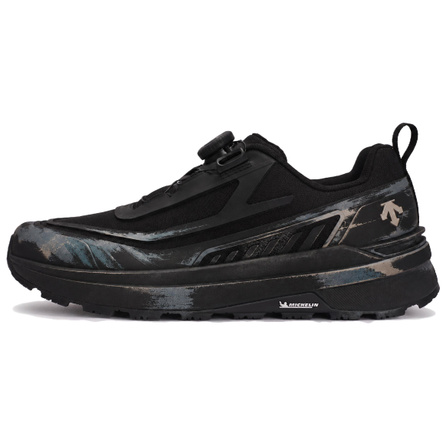 [Custom Sneakers] DESCENTE Dualis 811 Made Wind-Eroded Ruins Functional Street Trendy Hardcore Cool Edgy Mountain Style Cold Workwear Low-Top Casual Shoes Men's Black
