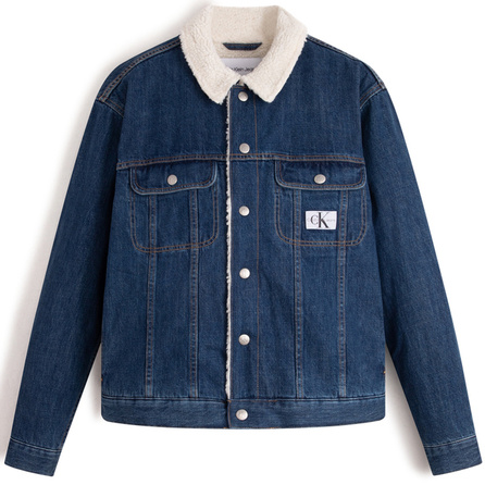 CALVIN KLEIN Denim Jacket Men's Denim Blue