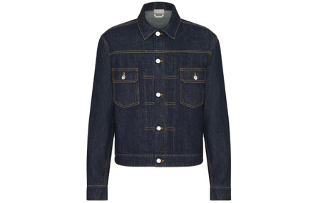 DIOR SS24 Denim Jacket Men's Navy