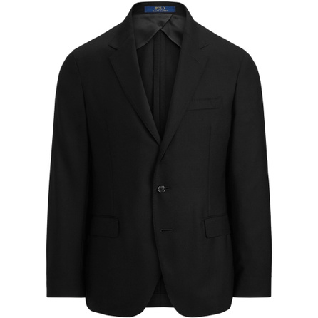 Polo Ralph Lauren Solid Color Pure Wool Single-Breasted Long Sleeve Suit Jacket Men's Black