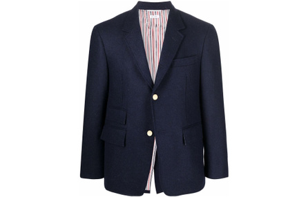 THOM BROWNE Single breasted Wool Blazer
