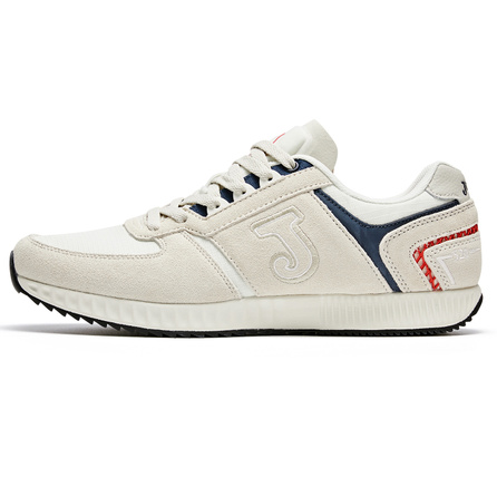 JOMA Suede Leather Fabric Vintage Color-Block Comfortable Lightweight Shock-Absorbing Anti-Slip Wear-Resistant Low-Top Casual Shoes Men's Light Beige