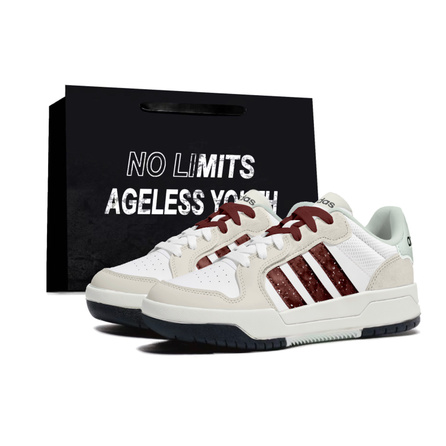 [Custom Sneakers] adidas ENTRAP Berry Autumn Back to School Gift Bag Edition Ink Splash American Retro Vibe OOTD Heightened Classic Colorway Commute Comfortable Four-Season Versatile Low-Top Skate Shoes