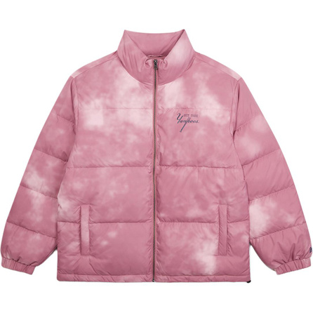 New Era FW25 Rebel Academy Series MLB New York Yankees Warm Stand Collar Loose Casual Print Embroidered Logo Down Jacket Unisex