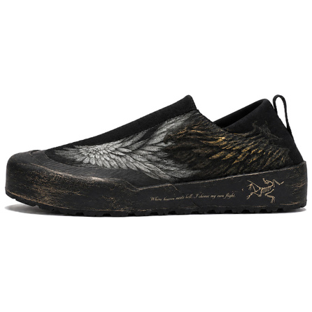 [Custom Sneakers] Arcteryx KRAGG 811 Made Golden Feather Frost Wing Color-Block Hardcore Functional Personality Comfortable Low-Top Casual Shoes Men's Black White Yellow