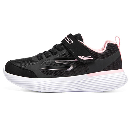 Skechers Kids Go Run 400 V2 Anti-Slip Wear-Resistant Low-Top Kids Lifestyle Shoes Black Pink Teenagers