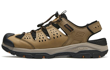 Skechers Slip-Resistant Breathable River Trekking Shoes Men's Tan