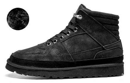 LEAVELAND Snow Boots Men