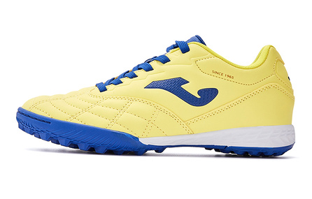 Joma Liga T1 Tf Anti-Slip And Wear-Resistant Coverage Low-Top Kids' Soccer Shoes Yellow Blue Kids'