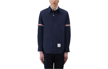 THOM BROWNE Snap Front Over Shirt Jacket