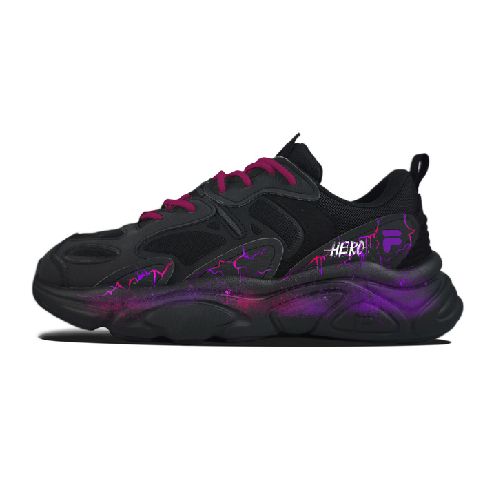 [Custom Shoes] FILA Mars 2 Midnight Aurora Visual Atmosphere Sweet Cool Personality Cool Niche Campus Style Street Versatile Ultimate Trendy Wear-Resistant Low-Top Lifestyle Casual Shoes Men's