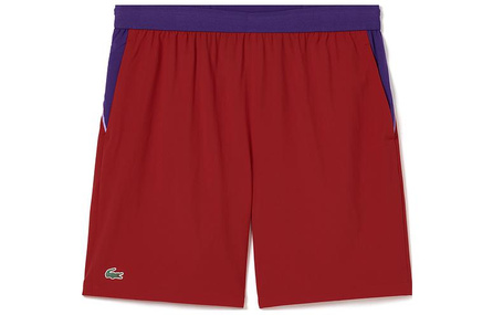 LACOSTE Djokovic Collaboration Casual Shorts Men's Deep Red