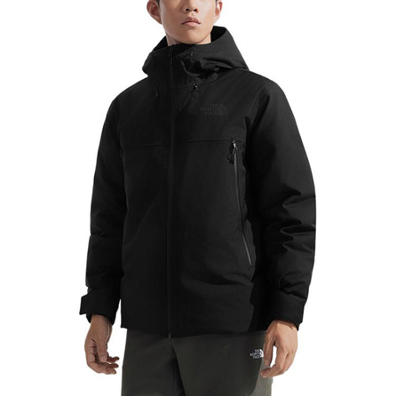 THE NORTH FACE Mountain Range Waterproof Warm Loose Zippered Long Sleeve Down-Filled Jacket Men's Cosmic Black