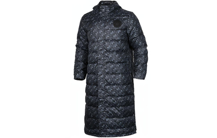 Adidas Long Hooded Down Jacket Down Jacket Men's Black