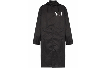 Valentino Trench Coats Men Black