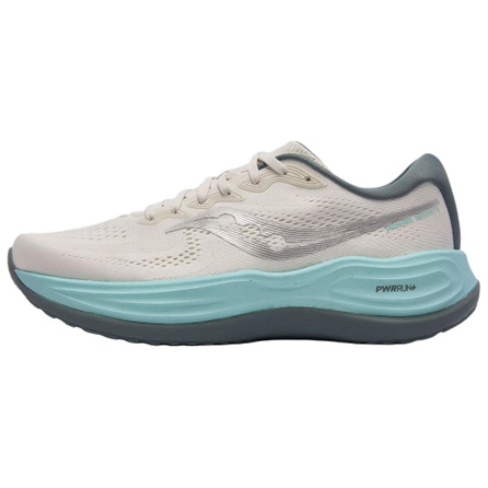 Saucony PHOENIX INFERNO Firebird 5 Comfortable Soft Breathable Short Distance Running Shoes Unisex Light Gray Blue