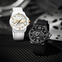 FILA Watch Quartz Movement Black Dial Unisex 3D Luminous Simple Fashion 6668-001 черный
