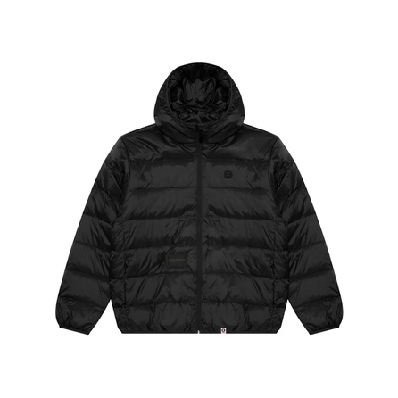 Aape By *A Bathing APE® Mooonface Logo Hooded Down Jacket