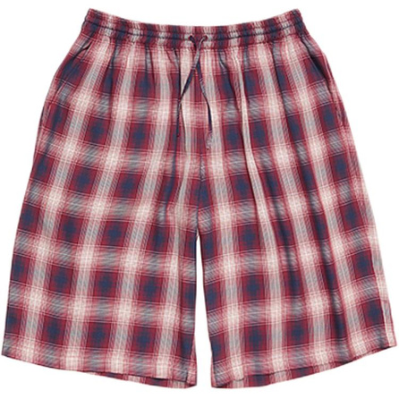 Acne Studios SS25 Midsummer Series Plaid Color Block Elastic Waist Five-Point Shorts Casual Shorts Unisex