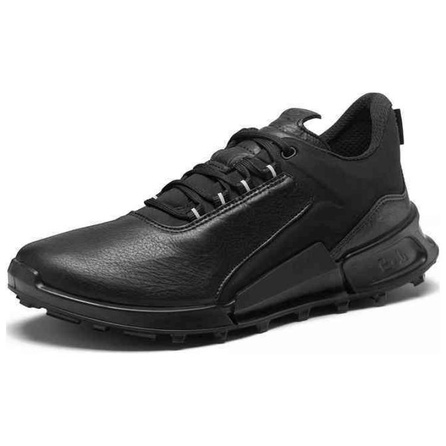 ECCO BIOM 2.1 X Mountain Comfortable Versatile Outdoor Cowhide Rubber Sole Low-Top Hiking Shoes Men's Black