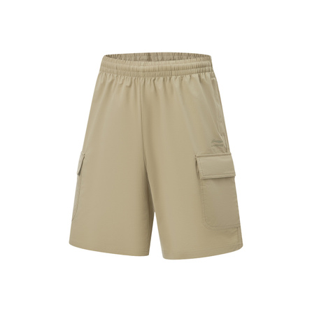LiNing Li-Ning Fitness Series Brand Logo Letter Print Sports Casual Shorts Men's