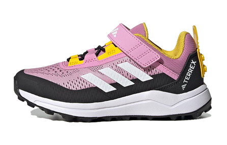 LEGO x Adidas Terrex Agravic Flow Anti-Slip Wear-Resistant Low-Top Kids' Running Shoes Black Pink Kids'