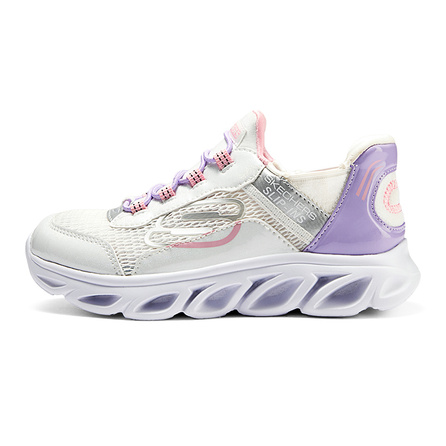 Skechers Hands Free Slip Ins Slip Resistant Cushioning Abrasion Resistant Kids Lifestyle Shoes White Purple Teenagers