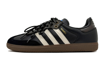 [Custom Sneakers] adidas originals SAMBA OG Reversal Plan Defona Classic Retro Thin Sole Niche Premium Casual Trendy Simple Versatile Anti-Slip Low-Top Sneakers Unisex Black