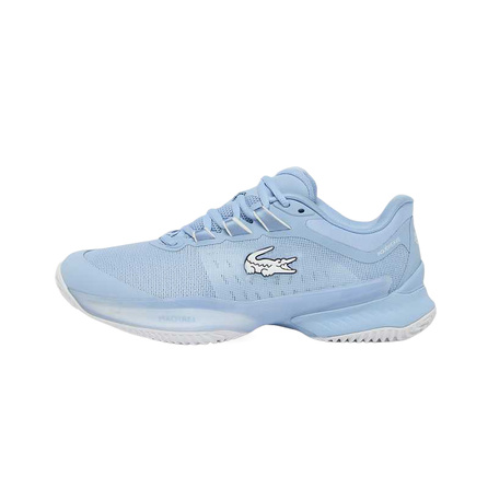 LACOSTE AG-LT23 Solid Color Fitted Lace-Up Breathable Low-Top Tennis Shoes Men's Sky Blue
