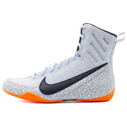Nike MACHOMAI 3 Slip Resistant Abrasion Resistant High top Training Shoes Men's Gray