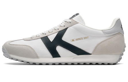 Kappa SERIES Retro Trendy Summer Casual Sports German Training Shoes Running Shoes Unisex Classic White/Malt Brown/Swallow Blue