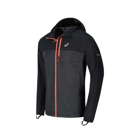 ASICS SS25 Sport Lifestyle Series Comfort Versatile Casual Hooded Long Sleeve Jacket Men's Black/Grey