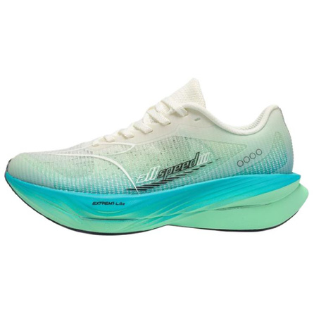 361° Feibiao GT Fashion Trendy Cushioning Anti-Slip Wear-Resistant Low-Top Long Distance Running Shoes Men's Feather White Jelly Mint