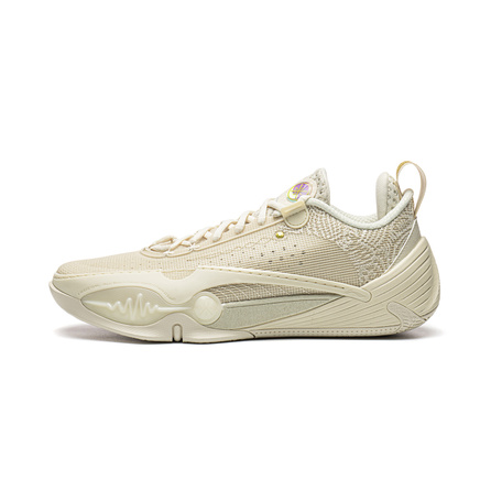LiNing Wade All City 14 Stable Anti-Twist Supportive Comfortable Cushioning Anti-Slip Wear-Resistant Rebound Low-Top Professional Basketball Shoes Men's Xuan Paper White