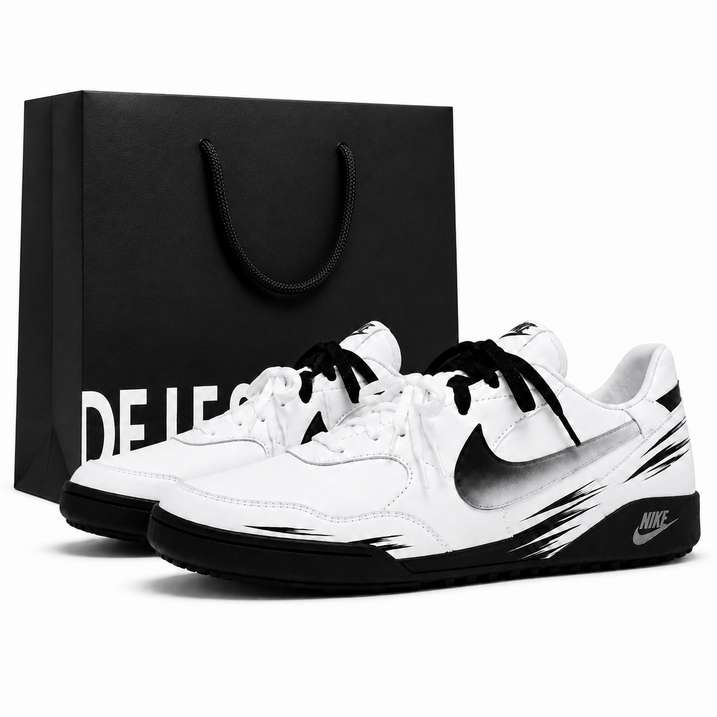 [Custom Sneakers] Nike Terra Manta White Blade Walker Fabric Couple Style Versatile Commute Simple Premium Cushioning Wear-Resistant Lightweight Breathable Anti-Slip Low-Top Lifestyle Shoes Unisex White