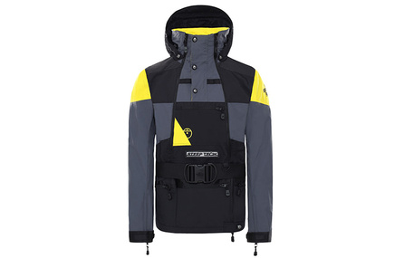 THE NORTH FACE Windproof Breathable Water-Resistant Windbreaker Jacket Men's Gray