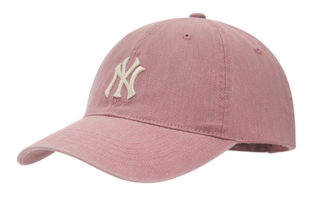 MLB New York Yankees 25FW Classic Retro American Washed Breathable Sun Protection Cotton Baseball Cap Unisex Pink