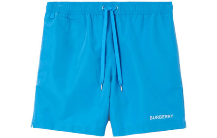 Burberry SS23 Casual Shorts Men's Vivid Blue Color 80655551