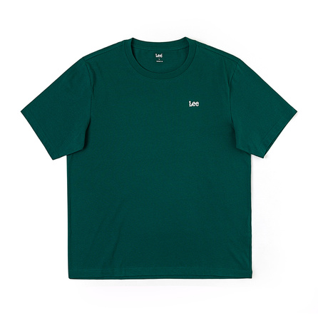 Lee SS26 Mall Edition Comfort Fit Crew Neck Small Embroidery Logo Lightweight Short Sleeve T-Shirt Men's