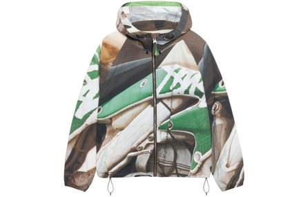 Stussy Beach Shell Wave Dye Hooded Sweatshirt