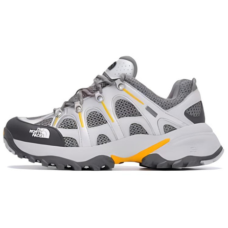 THE NORTH FACE Hedgehog Series Cushioned Wear-Resistant Breathable Low-Top Trekking Shoes Unisex Gray FW24