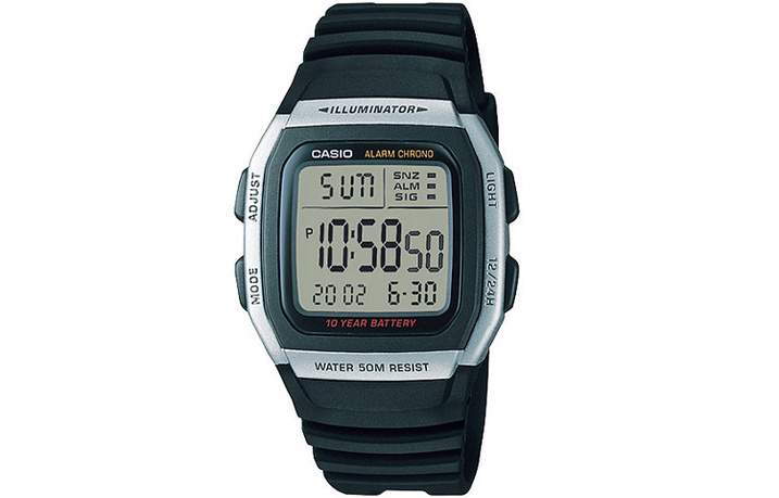 CASIO Men YOUTH Silver Watch W-96H-1A