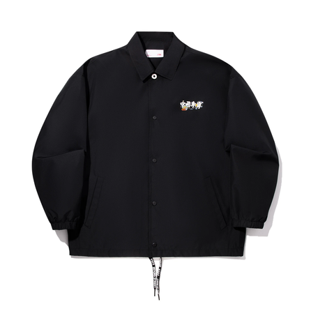 LI-NING x Sam Taylor Collaboration Comfortable Minimalist Loose Casual Lapel Jacket Men's Black