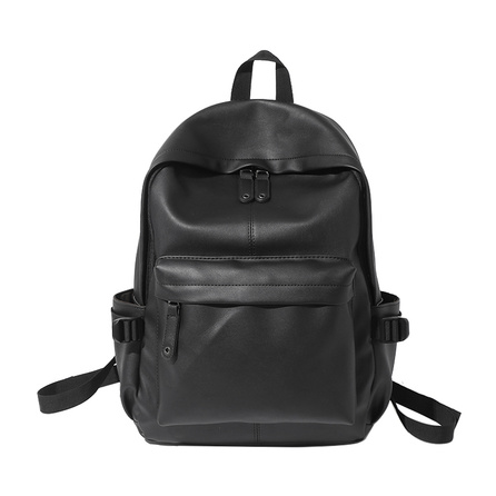 MASTER CANVAS Leather Backpack Tubas Unisex Black