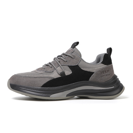 JEEP SPIRIT Casual Shoes Men Low-Top Black/Gray