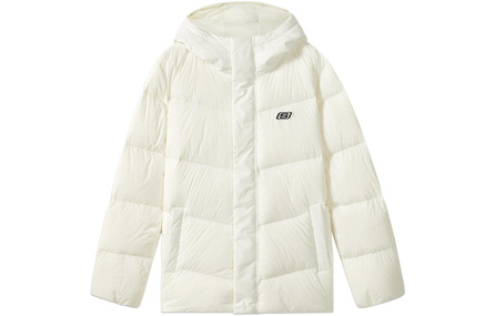 Skechers Colorful Down Jacket Unisex Marshmallow White